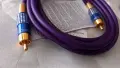 Audio кабел RCA-RCA - 2м подходящ за субуфер и микрофон - 12€ , снимка 1