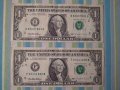 Банкноти от 1 $ , снимка 1 - Нумизматика и бонистика - 40038101