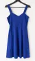 Чисто нова синя рокля PIECES с етикет, размер M, снимка 1