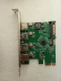 PCIe USB 3.0 контролерна карта – 4 порта, нова, с драйвери, снимка 3