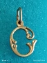 Сребърна висулка буква С елегантен дизайн много красива 26703, снимка 9