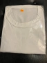 Нови памучни тениски – бяла и оранжева, снимка 2
