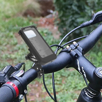 Стойка за телефон за велосипед, автоматично изваждане на телефона, метална скоба, снимка 2 - Аксесоари за велосипеди - 44667975