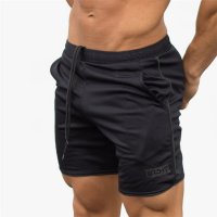 Мъжки къси панталони за фитнес тренировка и спорт от лека материя