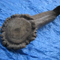 Стар ловен / хайдушки нож с кания, снимка 5 - Антикварни и старинни предмети - 35281892