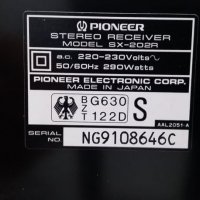 Ресивър Pioneer SX-202R, снимка 10 - Ресийвъри, усилватели, смесителни пултове - 29713446
