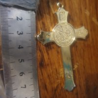Кръст разпятие, снимка 1 - Колиета, медальони, синджири - 35490254