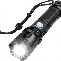 Ново мощно LED фенерче USB акумулаторно 5 режима за къмпинг туризъм, снимка 1 - Къмпинг осветление - 37537428