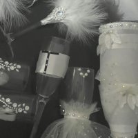 Сватбени чаши, снимка 6 - Сватбени аксесоари - 39463808