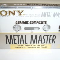Аудиокасета SONY METAL MASTER 90 TYPE IV, снимка 2 - Аудио касети - 37773769