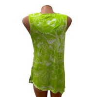 Дамска туника DESIGUAL M - L блуза потник щампа зелена, снимка 2 - Тениски - 44570499