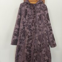 Елегантно дълго дамско палто Mira Mia Барок, снимка 3 - Палта, манта - 37888528