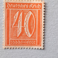 Пощенски марки Германия 1922-45 г, снимка 2 - Филателия - 44569401