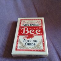 Bee club special playing cards #92 карти за игра 52+3 нови пластик 100% американски в кутия, снимка 17 - Карти за игра - 39160906