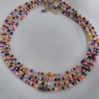 Цветни чокъри, снимка 2 - Колиета, медальони, синджири - 36916913
