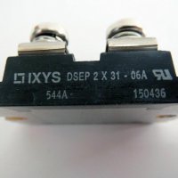 Супер бърз диод DSEP 2х31-06А в изолиран корпус, снимка 1 - Друга електроника - 31496499