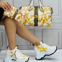 Louis Vuitton - обувки, чанта и портмоне , снимка 2 - Дамски елегантни обувки - 42850679