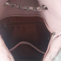 Розова пух чантичка , снимка 8 - Чанти - 39403345
