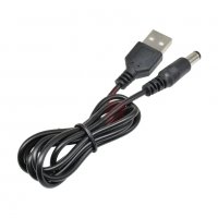 USB захранващ кабел адаптер към кръгъл 5.5 x 2.1 mm, снимка 2 - UPS захранвания - 39021760