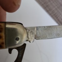 Антикварен джобен нож Solingen , снимка 2 - Колекции - 38264740