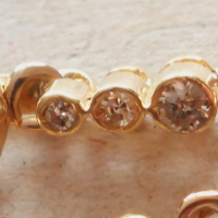 Златни дамски обеци с брилянти,злато 14к, снимка 18 - Обеци - 44583825