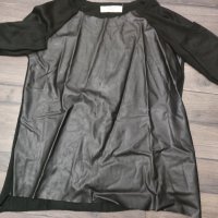 Продавам дамска черна блуза на Зара, снимка 2 - Блузи с дълъг ръкав и пуловери - 39345209