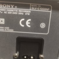 sony slv-e1000np, vhs, снимка 6 - Плейъри, домашно кино, прожектори - 42481901