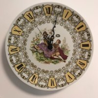 Порцеланов часовник-чиния Antoine Wateau, снимка 6 - Антикварни и старинни предмети - 35071159
