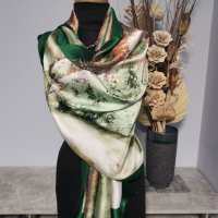 Дамски шалове от коприна , снимка 4 - Шалове - 42576975