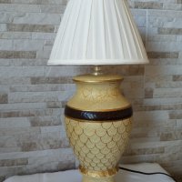 Стара нощна лампа - керамика, снимка 3 - Антикварни и старинни предмети - 34894638