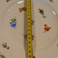  порцеланова чиния Meissen , снимка 8 - Чинии - 44239494