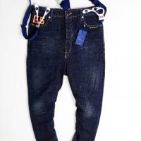 Намалени Нови G-Star ESSENTIALS Limited Edition Dean Soho Tapered Loose +Suspenders Дамски Дънки W27, снимка 1 - Дънки - 29619048