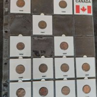 Лот, Монети, Колекция Канада от 94 броя, снимка 1 - Нумизматика и бонистика - 42086564