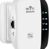 WiFi усилвател за безжичен интернет, Repeater WiFi до 300Mbps, Extender WiFi, снимка 1 - Рутери - 39727198