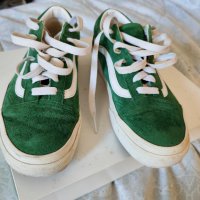 Зелени кецове VANS Old Skool, номер 36, снимка 2 - Кецове - 42896734