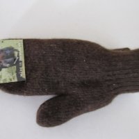 Машинно плетени детски ръкавици от вълна от як с един пръст,, снимка 1 - Шапки, шалове и ръкавици - 38058266