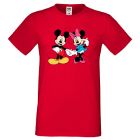 Мъжка тениска Mickey & Minnie 7 Подарък,Изненада,Рожден ден, снимка 8 - Тениски - 36575586