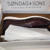 Стилни мъжки обувки от естествена кожа Sondag& Sons №46, снимка 11 - Ежедневни обувки - 26457073