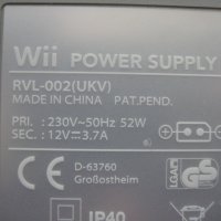 Продавам оригинално захранване за Nintendo Wii, снимка 4 - Аксесоари - 42873238