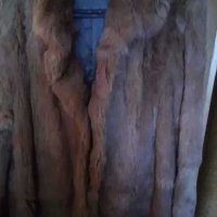 Дамско кожено палто, снимка 1 - Палта, манта - 44385407