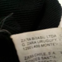 Нов топ Zara, черен с перли, размер L, снимка 11 - Потници - 42206150