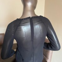 Дамска елегантна черна блуза с камъни !, снимка 7 - Блузи с дълъг ръкав и пуловери - 42402133