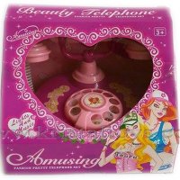 Детска играчка музикален телефон Beauty Telephone с класическа визия, снимка 1 - Музикални играчки - 31818277