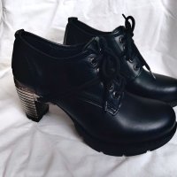 New Rock готик пънк обувки на ток , снимка 5 - Дамски обувки на ток - 31050222