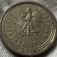 10 гроша Полша 2018, снимка 2 - Нумизматика и бонистика - 36495278