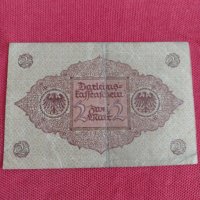 Райх банкнота 2 марки 1920г. Германия рядка за колекционери 28260, снимка 9 - Нумизматика и бонистика - 37144766