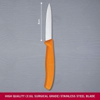 Кухененски нож - Victorinox kitchen knife for vegetables (8cm blade), снимка 6 - Прибори за хранене, готвене и сервиране - 37177848