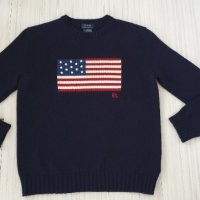 POLO Ralph Lauren Made in USA Cotton Knit Мens Size M/LОРИГИНАЛ! Мъжка Блуза Пуловер!, снимка 9 - Пуловери - 42640363