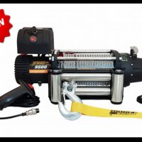 Лебедка KangarooWinch/PowerWinch K 9500 Power Speed – мощна, бърза със стоманено въже - НОВА, снимка 1 - Аксесоари и консумативи - 34178743