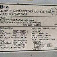 CD Радио за кола LG LAC-M2500R 50x4 MP3 RDS., снимка 3 - Други - 42754548
